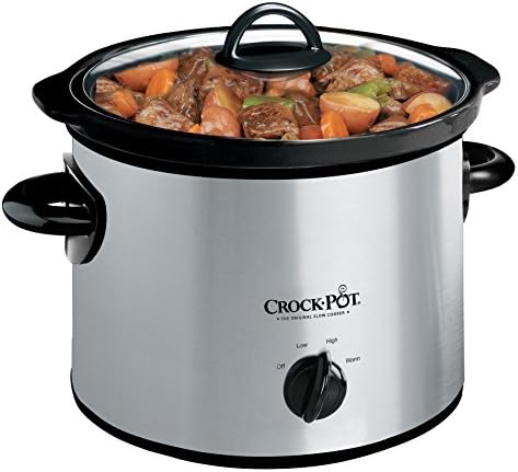 3 Quart Manual Slow Cooker – Silver - Curated Catalog N7