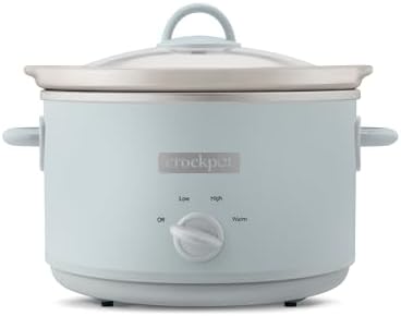4.5 Quart Manual Slow Cooker – Macaroon Blue - Curated Catalog H0