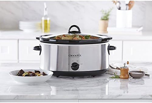 7 Quart Oval Manual Slow Cooker – Stainless Steel - Curated Catalog L5