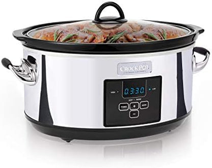 7 Quart Programmable Slow Cooker – Polished Platinum - Curated Catalog Y3