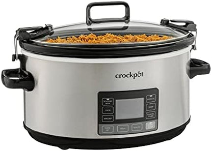 7 Quart Portable Programmable Slow Cooker with Timer - Curated Catalog T3