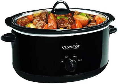8 Quart Manual Slow Cooker – Black - Curated Catalog M9