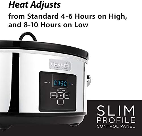 7 Quart Programmable Slow Cooker – Polished Platinum - Curated Catalog Y3