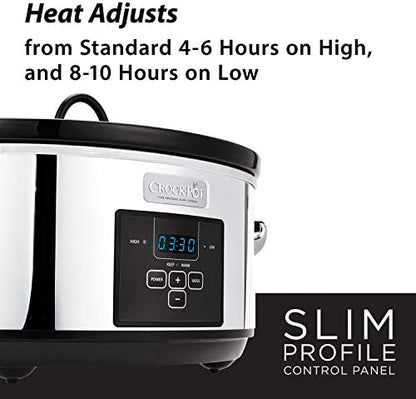 7 Quart Programmable Slow Cooker – Polished Platinum - Curated Catalog Y3