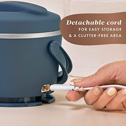 Electric Lunch Box Food Warmer 20oz – Faded Blue - Curated Catalog T0
