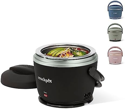 Electric Lunch Box Food Warmer 20oz – Black - Curated Catalog D5