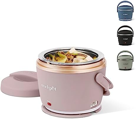 Electric Lunch Box Food Warmer 20oz – Blush Pink - Curated Catalog K5
