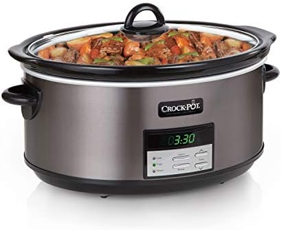 8 Quart Programmable Slow Cooker with Auto Warm - Curated Catalog Z0