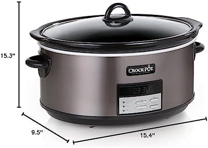 8 Quart Programmable Slow Cooker with Auto Warm - Curated Catalog Z0