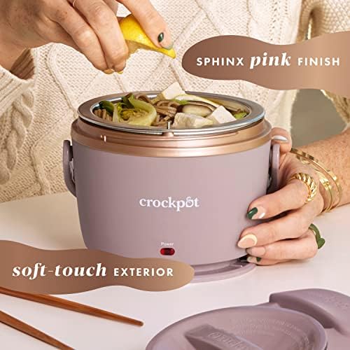 Electric Lunch Box Food Warmer 20oz – Blush Pink - Curated Catalog K5