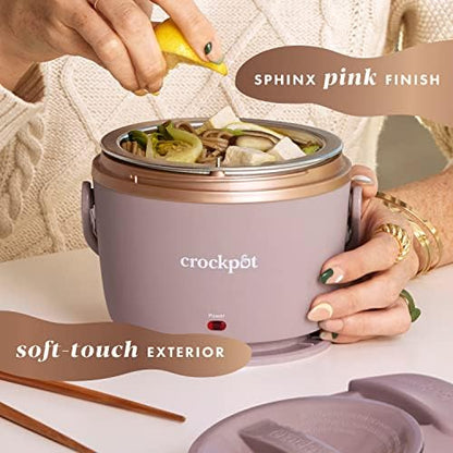 Electric Lunch Box Food Warmer 20oz – Blush Pink - Curated Catalog K5
