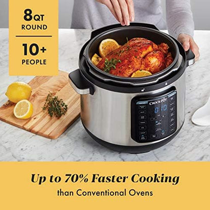 8 Quart Express Crock Multi-Use Pressure Cooker - Curated Catalog J2