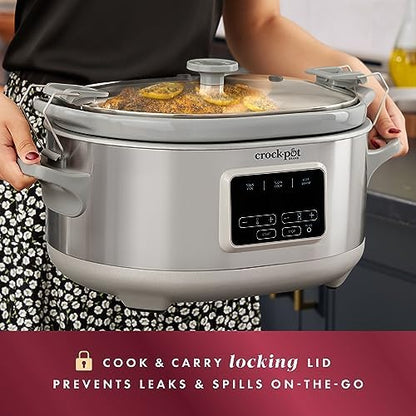 7 Quart Programmable Cook & Carry Slow Cooker - Curated Catalog Z5