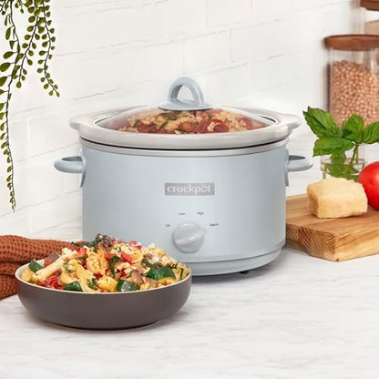 4.5 Quart Manual Slow Cooker – Macaroon Blue - Curated Catalog H0