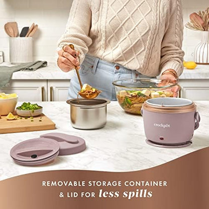 Electric Lunch Box Food Warmer 20oz – Blush Pink - Curated Catalog K5