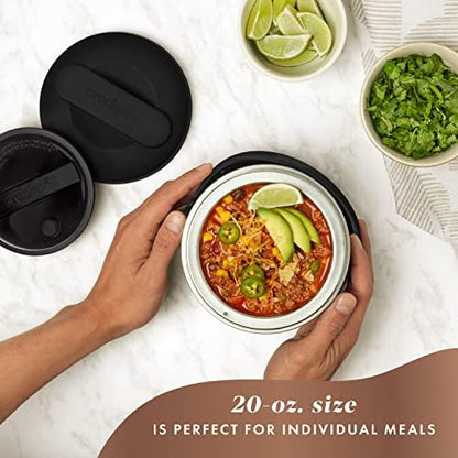 Electric Lunch Box Food Warmer 20oz – Black - Curated Catalog D5