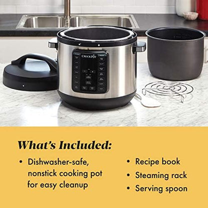 8 Quart Express Crock Multi-Use Pressure Cooker - Curated Catalog J2