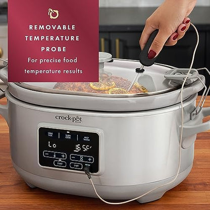 7 Quart Programmable Cook & Carry Slow Cooker - Curated Catalog Z5