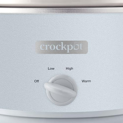 4.5 Quart Manual Slow Cooker – Macaroon Blue - Curated Catalog H0