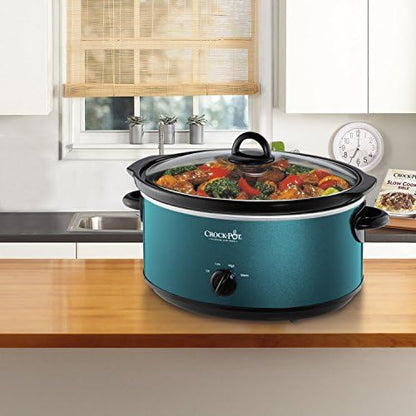7 Quart Manual Slow Cooker – Turquoise - Curated Catalog K3
