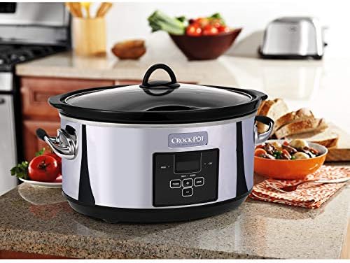 7 Quart Programmable Slow Cooker – Polished Platinum - Curated Catalog Y3