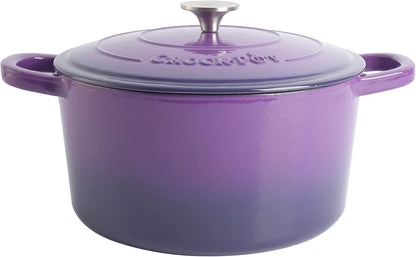 3 Quart Enameled Cast Iron Dutch Oven – Aqua - Curated Catalog O0