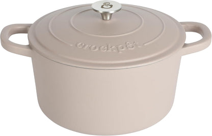 3 Quart Enameled Cast Iron Dutch Oven – Aqua - Curated Catalog O0