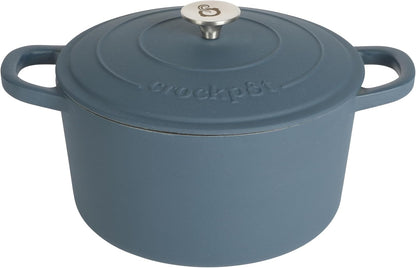 3 Quart Enameled Cast Iron Dutch Oven – Aqua - Curated Catalog O0