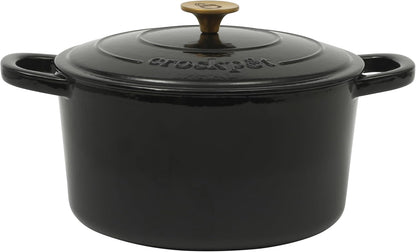 3 Quart Enameled Cast Iron Dutch Oven – Aqua - Curated Catalog J4