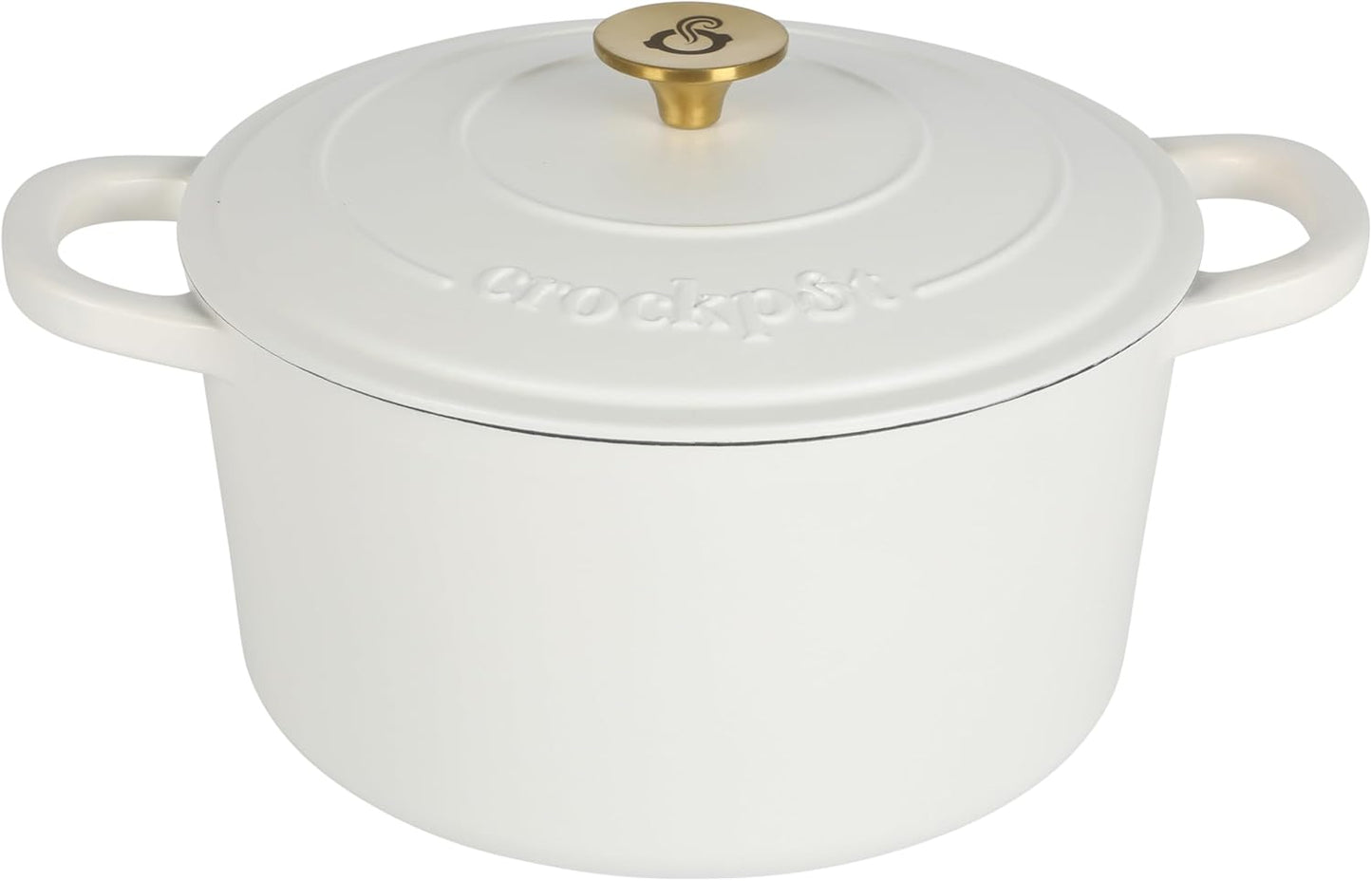 3 Quart Enameled Cast Iron Dutch Oven – Aqua - Curated Catalog O0