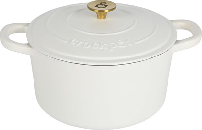 3 Quart Enameled Cast Iron Dutch Oven – Aqua - Curated Catalog O0