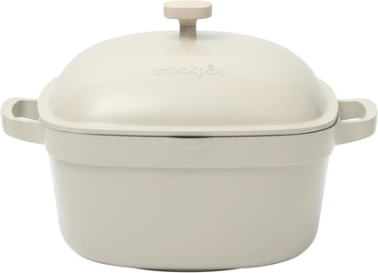 3 Quart Enameled Cast Iron Dutch Oven – Aqua - Curated Catalog O0