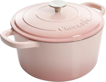 3 Quart Enameled Cast Iron Dutch Oven – Aqua - Curated Catalog J4