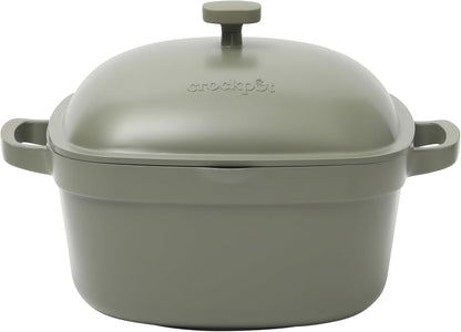 3 Quart Enameled Cast Iron Dutch Oven – Aqua - Curated Catalog O0