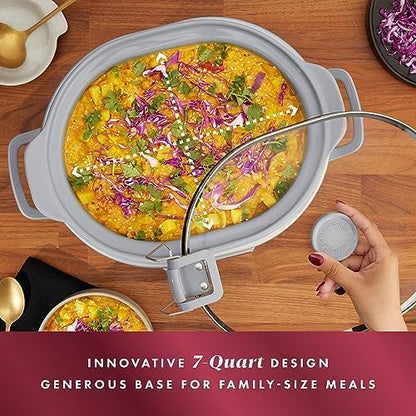 7 Quart Programmable Cook & Carry Slow Cooker - Curated Catalog Z5